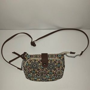 Floral/Geo Colorful Crossbody